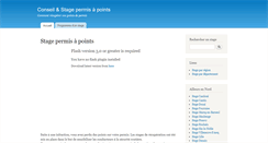 Desktop Screenshot of conseil-stage-permis-a-points.fr